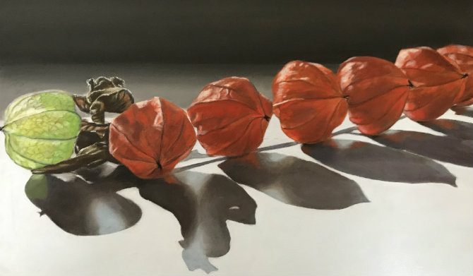 Schilderij Lampionnetjes